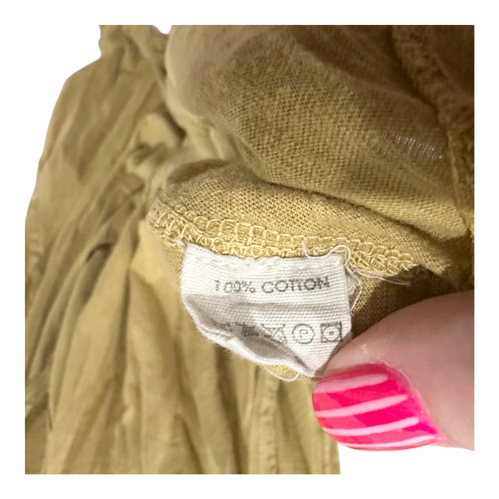 Magnolia Pearl Cotton Paz Tank Tunic Dress Distressed Mustard OS - Picture 7 of 8